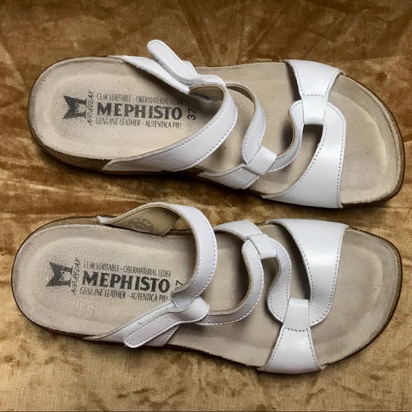 mephisto white sandals